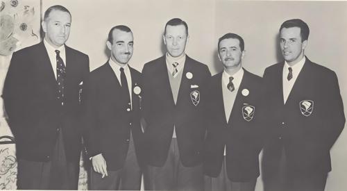 Seymour G. Marvin, Silvio Pinto Freire Jr., Humberto C. de Almeida, Joao Barbosa Correa, Raul Borges